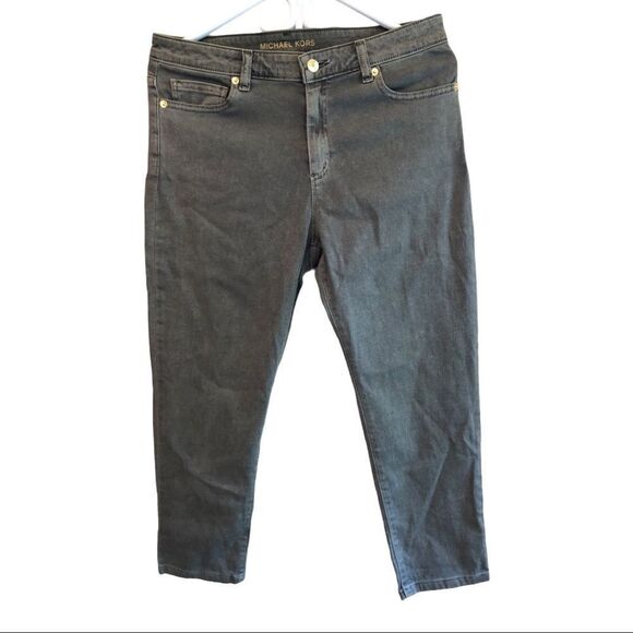 MICHAEL Kors Izzy Cropped Skinny Crops EUC - Picture 1 of 11